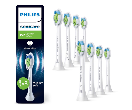 Końcówka do szczoteczek Philips Sonicare Końcówki W2 Optimal White 8 szt. HX6068/87